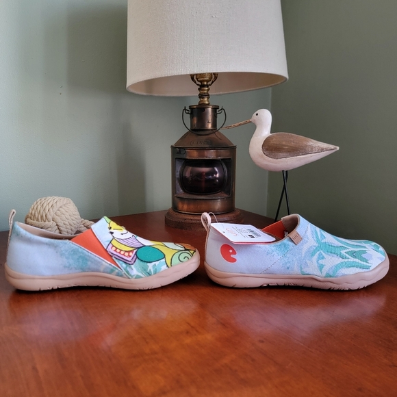 NWT UIN Women's Size 7 Slip on Travel Shoes Serene Afternoon Toledo I - Picture 5 of 14